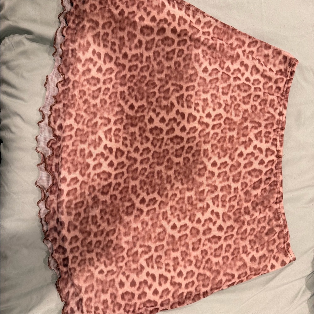 Free People Brown and Cream Skirt